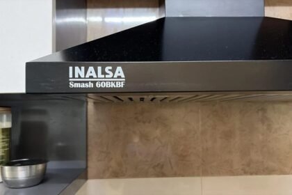 Inalsa Smash 60 straight-line kitchen chimney, serviced